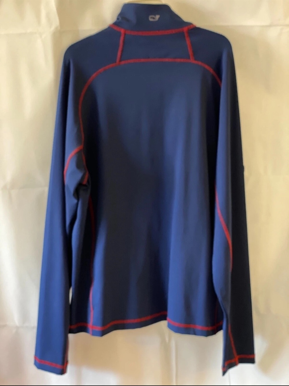 Vineyard Vines Navy Long Sleeve Everyday Jacket with Red Stitching size Med NWOT